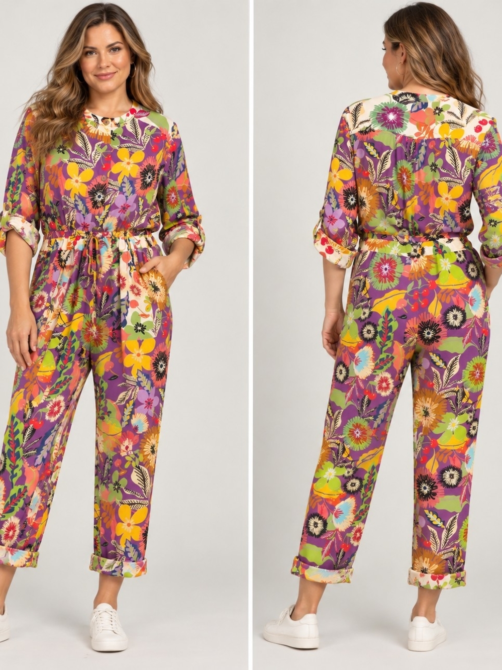 Le Superbe Lotus Land Jumpsuit Multi Floral Size 12 Rent The Runway FavoriteDesc